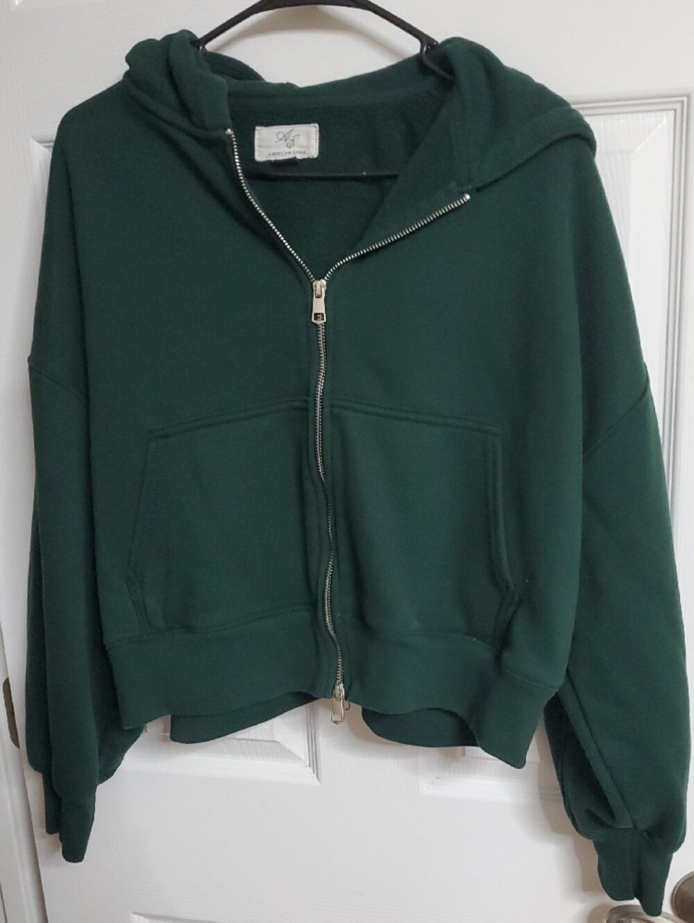 American Eagle Outfitters Forest Green Knit Top